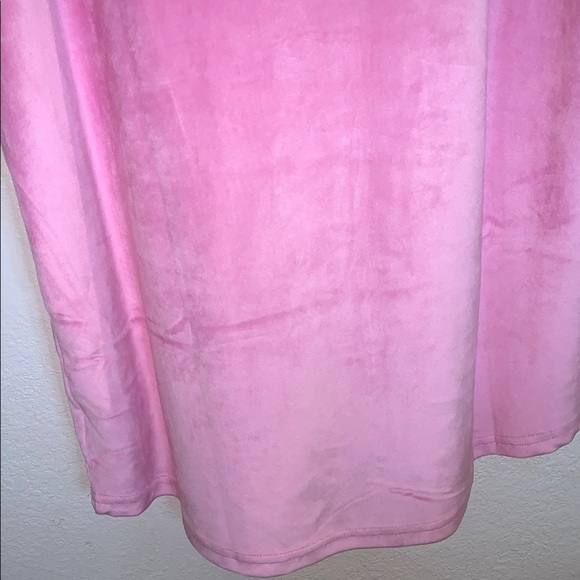 NEW Juicy Couture Pink T-Shirt with Rhinestone Logo - Picture 9 of 9
